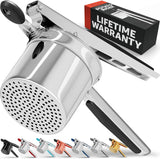 Heavy-Duty Potato Ricer & Masher – Large Basket, Non-Slip Handles, Dishwasher Safe