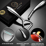 Professional Stainless Steel I-Peeler – Serrated Blade, Ergonomic Grip & Multi-Purpose Kitchen Tool