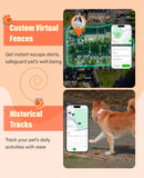 GlocalMe PetPhone AI GPS Pet Tracker with Two-Way Call Real-Time Tracking Waterproof Smart Collar Device