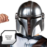 Kids The Mandalorian Costume – Official Star Wars Beskar Armor Outfit with Cape & Mask