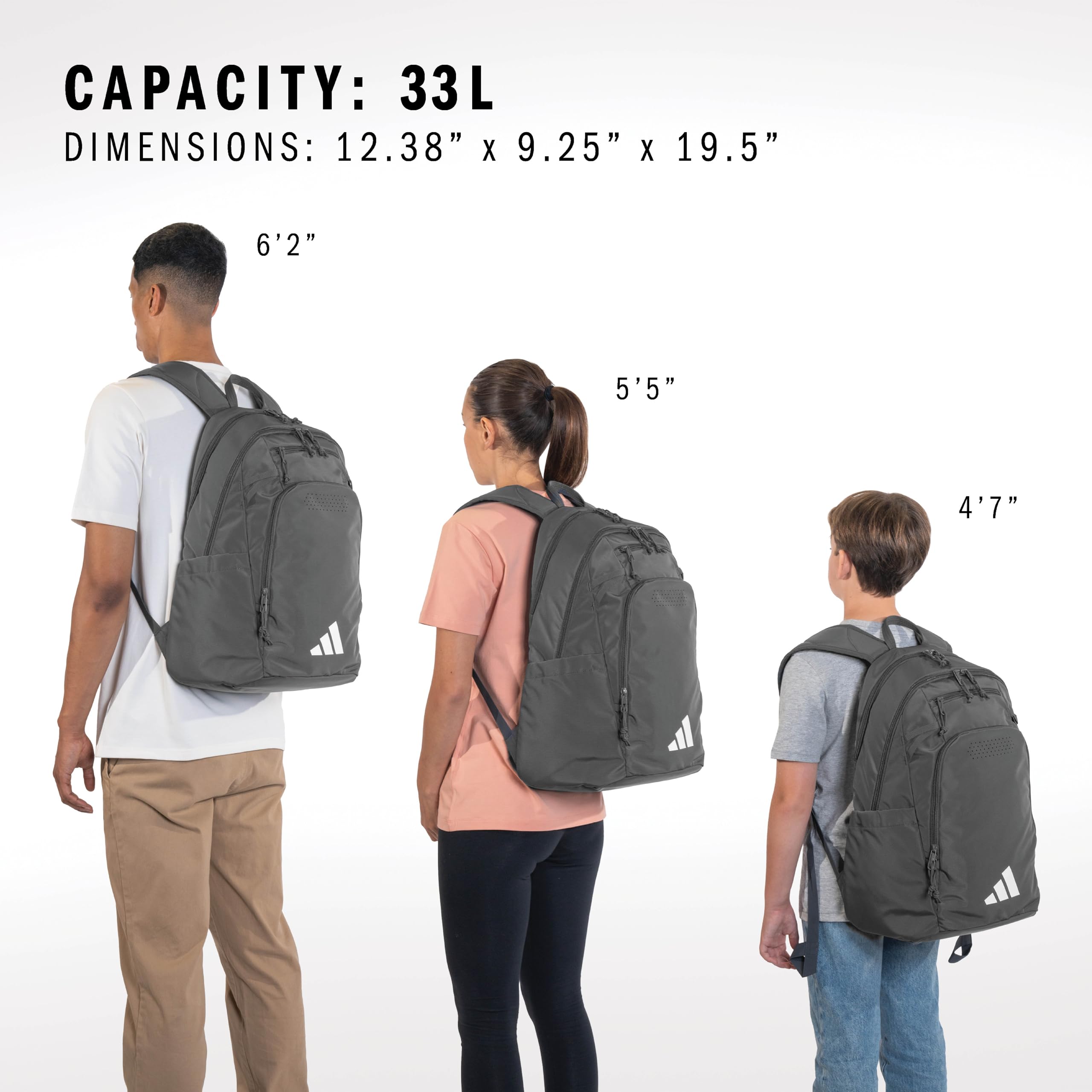 Defender 5 Team Sports Backpack 33L with Ventilated Shoe Pocket, Water-Resistant Base, Lifetime Warranty