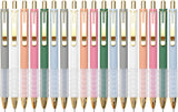 12-Pack Gold Retractable Black Ink Ballpoint Pens