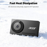 Acer 4K Ultra HD Webcam – All-Metal Unibody, Sony Sensor, PDAF Autofocus & Magnetic Privacy Cover (Black)