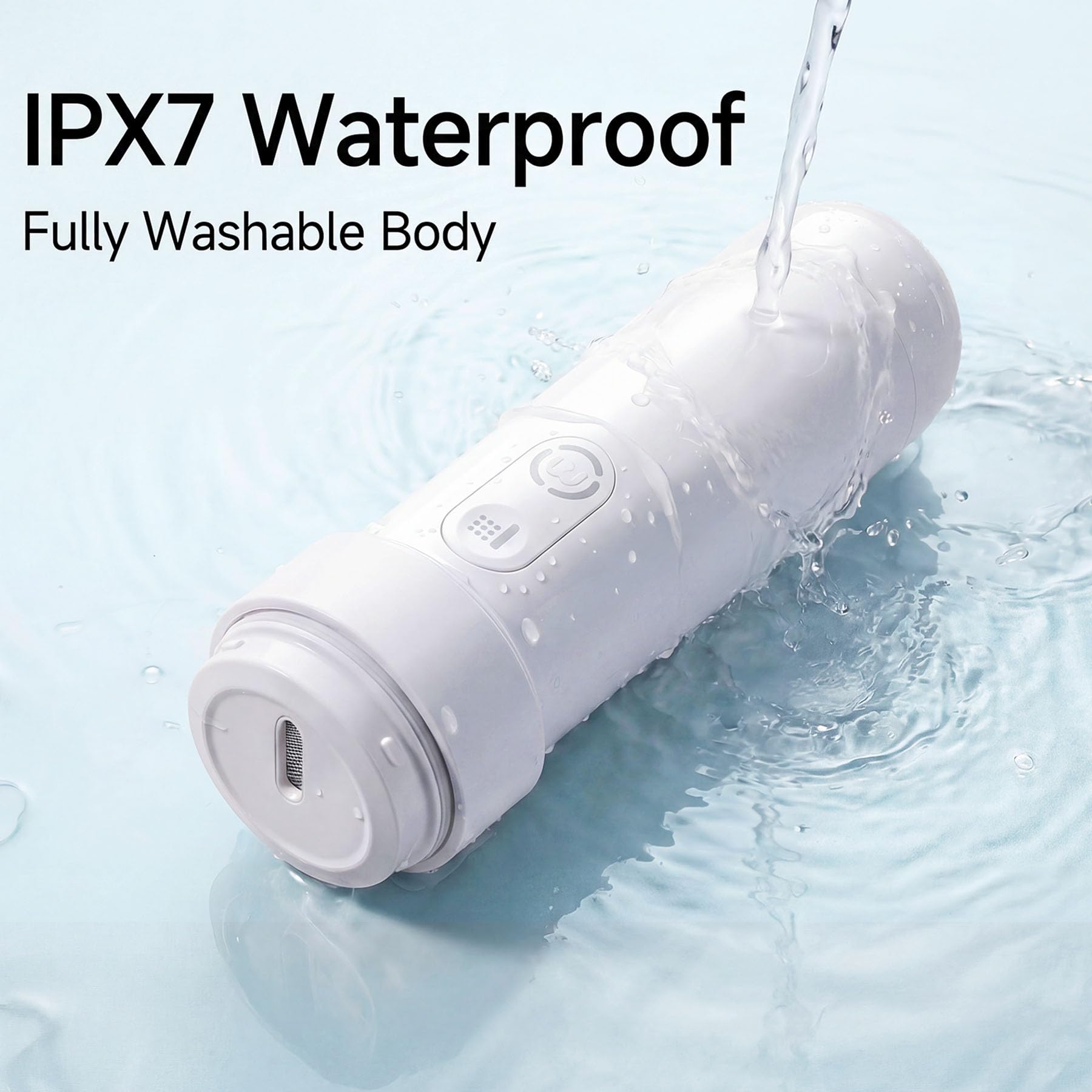 Rechargeable Portable Travel Bidet – Electric Handheld Hygiene Sprayer with Adjustable Nozzle (White)