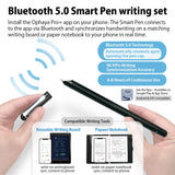 Ophaya Pro+ Smart Pen & Notebook Set – Real-Time Sync, OCR Text Conversion & Audio Recording (Black)