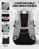 Waterfly 15L Ultra-Light Foldable Travel Backpack – Mini Packable Daypack with Breathable Straps, Black