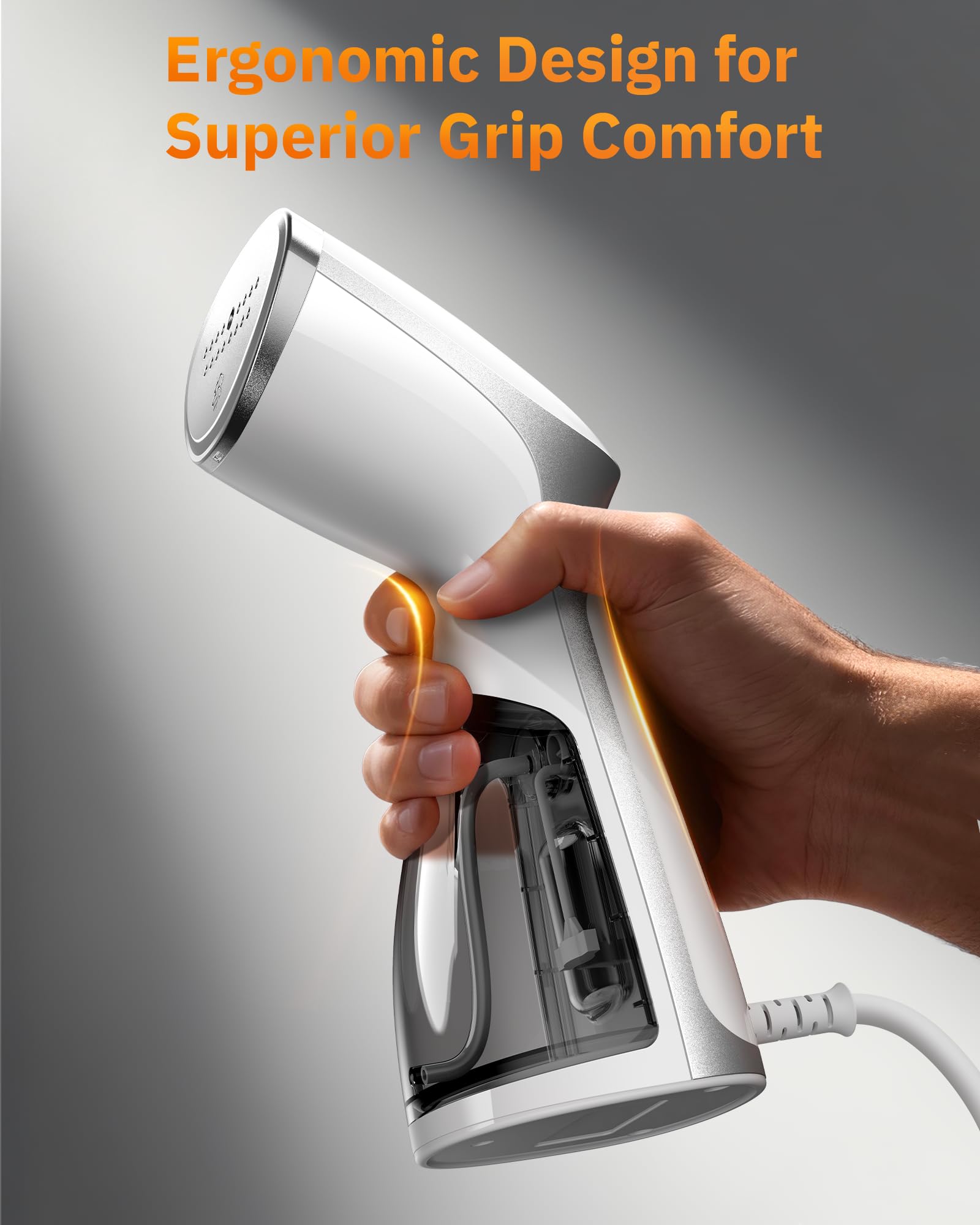 OGHom Portable Handheld Garment Steamer 1000W Fast Heat Travel Wrinkle Remover for Clothes