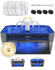Award-Winning 50oz Cat Water Fountain – Ultra-Quiet 3-Mode Drinking System for Kittens & Small Pets