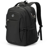 Shrradoo Anti-Theft Laptop Backpack with USB Charging – Secure Travel & College Backpack for 17″ Laptops (Black)