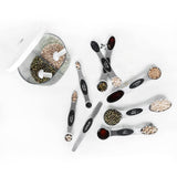 Magnetic Stainless Steel Measuring Spoons Set with Leveler & Stackable Design