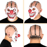 Cyclopia Killer Clown Mask – Horror Latex Sweet Tooth Mask with Black Nose & Sharp Teeth for Halloween Cosplay