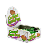 Tootsie Roll Caramel Apple Pops – Original Version (Box of 48) – Green Apple Lollipops Coated in Rich Caramel