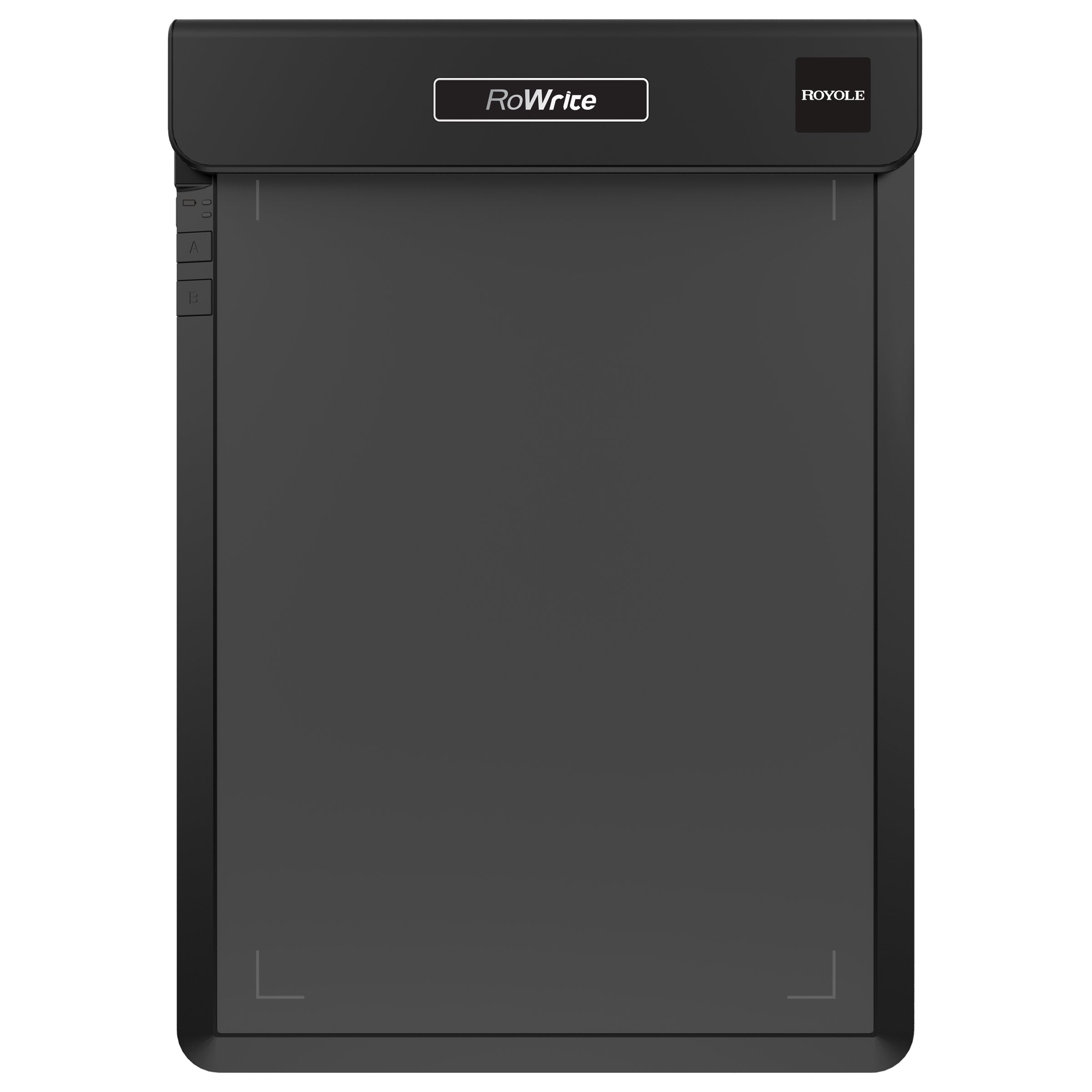 RoWrite Smart Writing Pad with Pressure-Sensitive Pen – Real Ink Digital Capture Notebook (Black, A5)