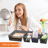 Drawer Organizer Set (25-Piece) – Stackable Non-Slip Trays for Makeup, Jewelry & Office Storage