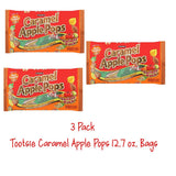 Caramel Apple Pops Variety 3-Pack – 60 Individually Wrapped Lollipops (Green Apple, Golden Delicious & Red Macintosh)
