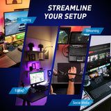VSDinside 18-Key Programmable Macro Keypad Stream Controller with LCD Visual Keys & RGB Ring for Gaming, Streaming and Workflow Control