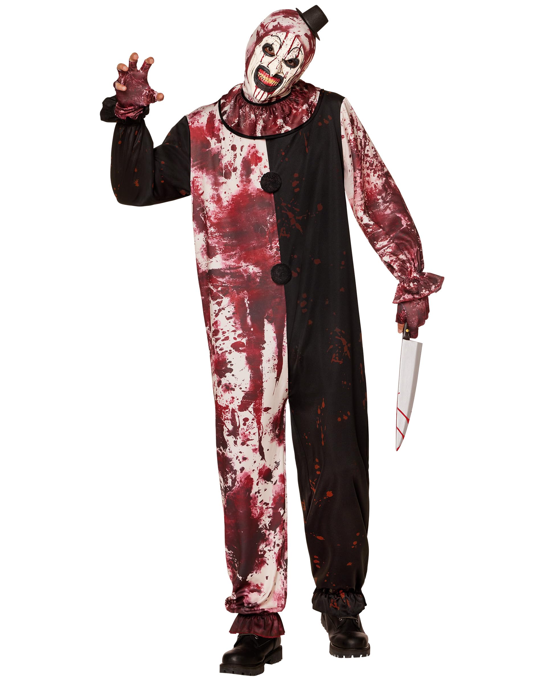 Art the Clown Costume – Multicolor Horror Halloween Outfit Inspired by the Iconic Killer Clown Character