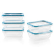 5-Pack Airtight Meal Prep Containers – 3-Cup BPA-Free Plastic Food Storage with Write & Erase Lids (White)