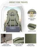LOVEVOOK 40L Airline-Approved Carry-On Travel Backpack with 3 Packing Cubes & Wet Pocket – Unisex