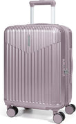 Purple 20-Inch Expandable Hardshell Carry-On with TSA