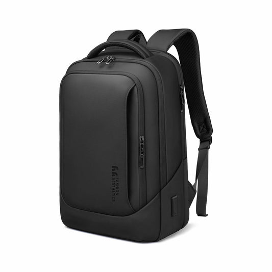 15.6" Laptop Backpack with USB Charging Port - Waterproof Business Travel & Work Daypack