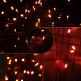 39FT Orange Halloween String Lights – 100 LED Plug-in Twinkle Lights with 8 Modes & Extendable Design for Outdoor Décor