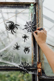30-Pack Realistic Black Spider Toys 🕷️ – Halloween Prank Props & Party Decorations for Kids & Adults