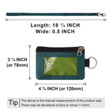 RFID Blocking Small Wallet with Lanyard, Compact Card Holder Wallet for Travel, Coins and Cash