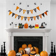Halloween Wooden Tiered Tray Decor Set – 6PCS Rustic Signs (Pumpkin, Ghost, Cat, Bat, Witch Hat & Candy Corn)