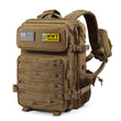 NWT Xpedition 40L Military Tactical Backpack with Laptop Compartment – MOLLE Work & Outdoor Rucksack – Khaki