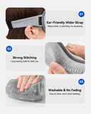 Weighted 3D Sleep Eye Mask with Microbeads – 100% Light Blocking Travel Mask with Earplugs for Deep Sleep, Meditation & Long Flights