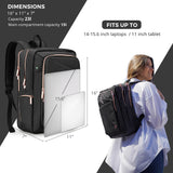 Swissdigital Design Women’s Business Laptop Backpack – USB Charging RFID Work & Travel Bag
