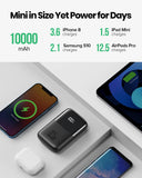 INIU 10000mAh Fast Charging Power Bank – 22.5W Portable Battery Pack with Phone Stand
