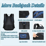 VIDOSCLA Kids School Backpack for Boys & Girls – Water-Resistant Lightweight Bookbag (Sky Blue)