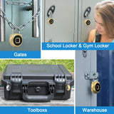Bluetooth Fingerprint Smart Padlock, USB Rechargeable Biometric Security Lock for Gym Locker, Bags, Cabinets & Travel
