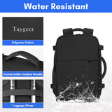Taygeer Airline-Approved Travel Laptop Backpack – 35L Lightweight Carry-On with USB Charging (15.6″)