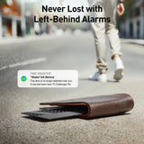 Ultra-Slim Smart Wallet Tracker Card – Apple Find My Compatible Bluetooth Item Locator with 100dB Alarm, IP67 Waterproof Anti-Loss Tracker for Wallet, Luggage & Keys