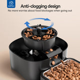 Smart WiFi Automatic Pet Feeder with App Control, 6L Food Storage, Portion Scheduling, and Stainless Steel Bowl for Cats and Dogs