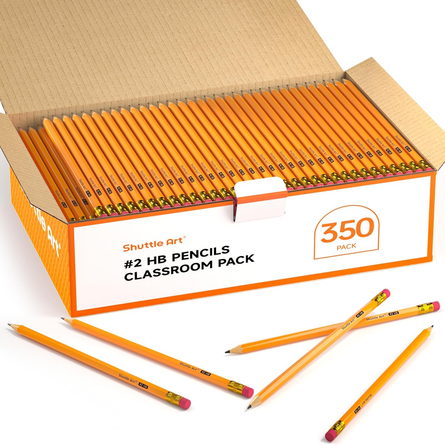 350-Count Pre-Sharpened #2 HB Yellow Pencils