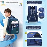 Astronaut School Backpack Set with Lunch Bag and Pencil Case