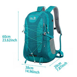 LCOYGIA 45L Lightweight Waterproof Hiking Backpack for Camping, Climbing & Travel – Foldable Outdoor Daypack – Blue  (≈ 118 karakter ✔)