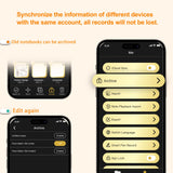 YUAN Smart Pen & Digital Notebook Set – Real-Time Sync, Offline Storage & Business App Integration (Black Edition)