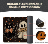 Artoid Mode Halloween Doormat – Non-Slip Rubber Welcome Mat for Entryway & Porch (17x29", Black)