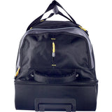 TPRC Sierra Madre 30” Rolling Duffel Bag, Large 103L Travel Duffle with In-Line Wheels (Black/Gray)