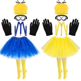 Purple & Yellow 2-Person Halloween Costume Set – Perfect Duo Outfit for Couples or Friends 🎭💜💛