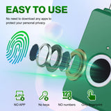 Portable Fingerprint Cable Padlock with USB Rechargeable Battery, Biometric Security Lock for Gym Locker, Backpack & Travel