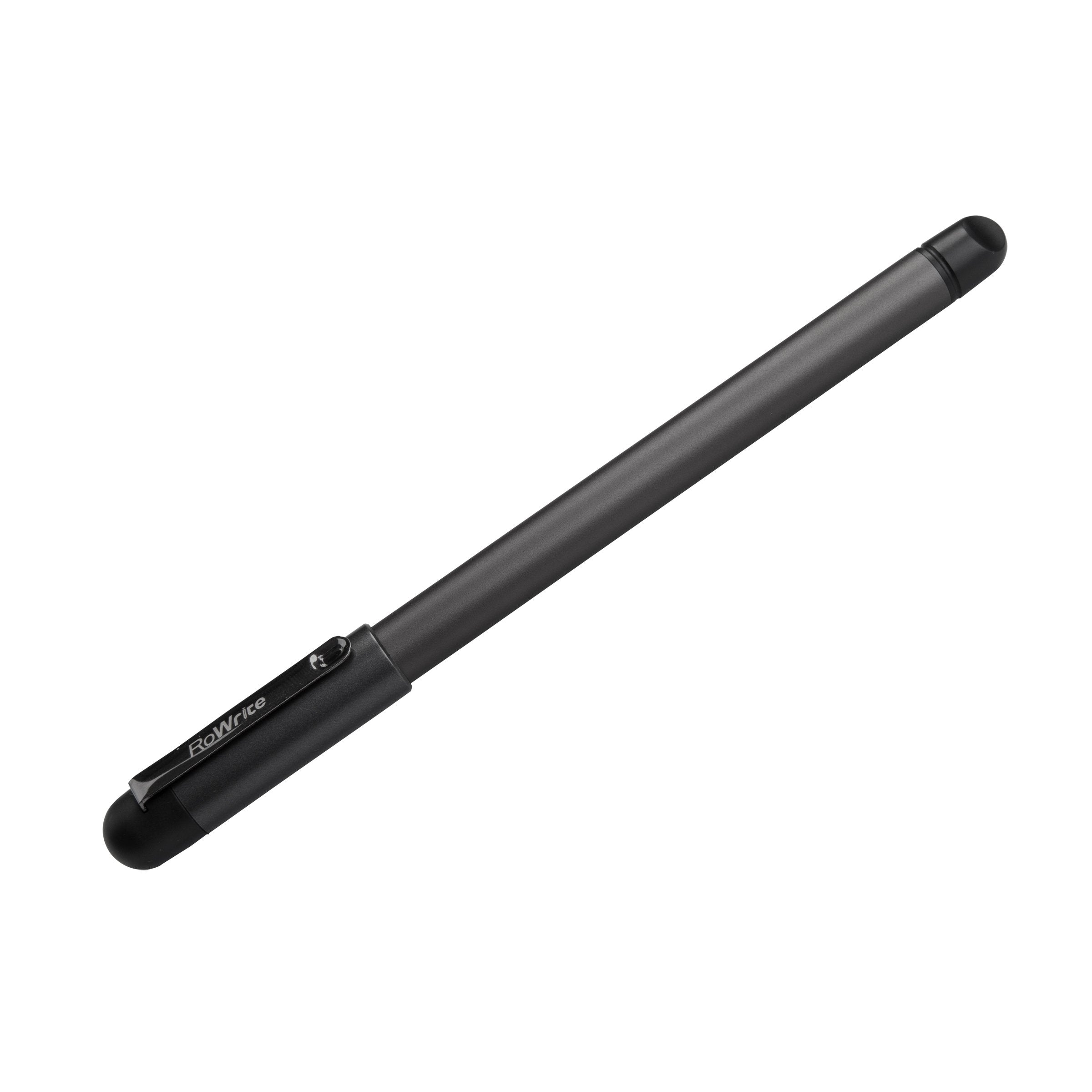 RoWrite Smart Writing Pad with Pressure-Sensitive Pen – Real Ink Digital Capture Notebook (Black, A5)