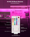 RGB LED Under Cabinet Light Bars with Music Sync & Bluetooth App Control – 200 Lumens Ambient Set