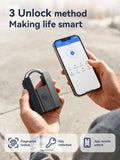 Heavy Duty Fingerprint Smart Padlock with TTLock App Control, IP67 Waterproof Biometric Lock with Type-C Rechargeable Battery