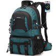 Nerlion 40L Lightweight Hiking Backpack for Travel, Camping & Outdoor Adventures – Waterproof Daypack – Dark Green